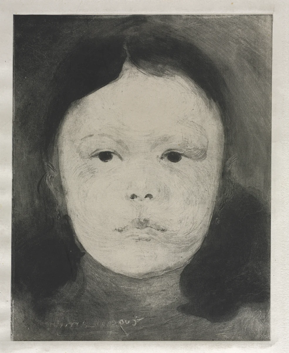 Marguerite Carrière by Eugène Carrière, print, 1890