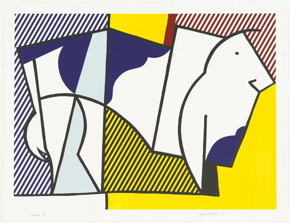 Bull III by Roy Lichtenstein, print, 1973