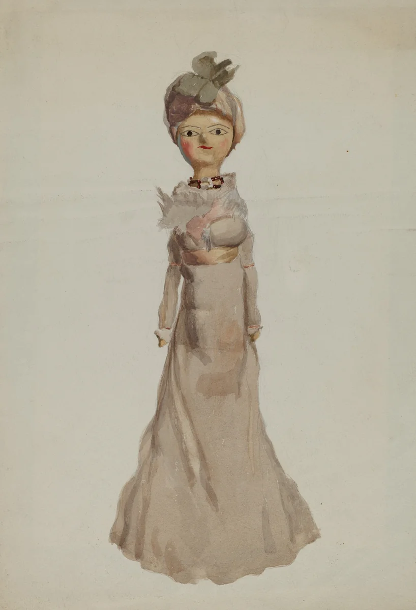 Doll by Kapousouz, index of american design, 1936