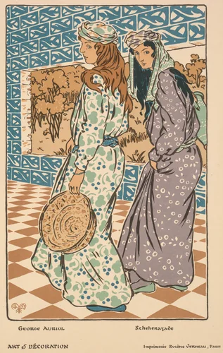 Scheherazade by George Auriol, print, 1901