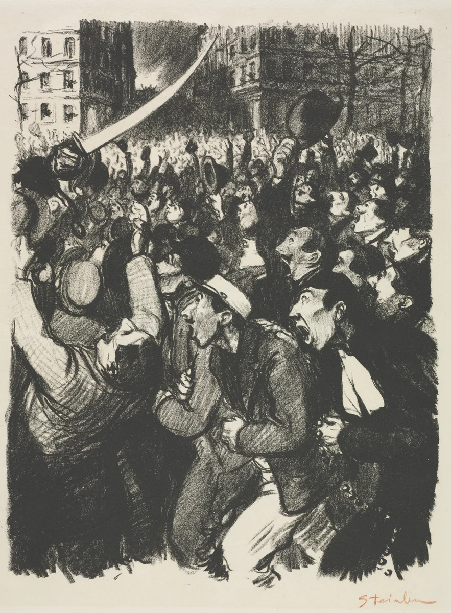 Sheep by Théophile Alexandre Steinlen, print, 1898