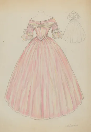 Dress by Margaret Concha, index of american design, 1936