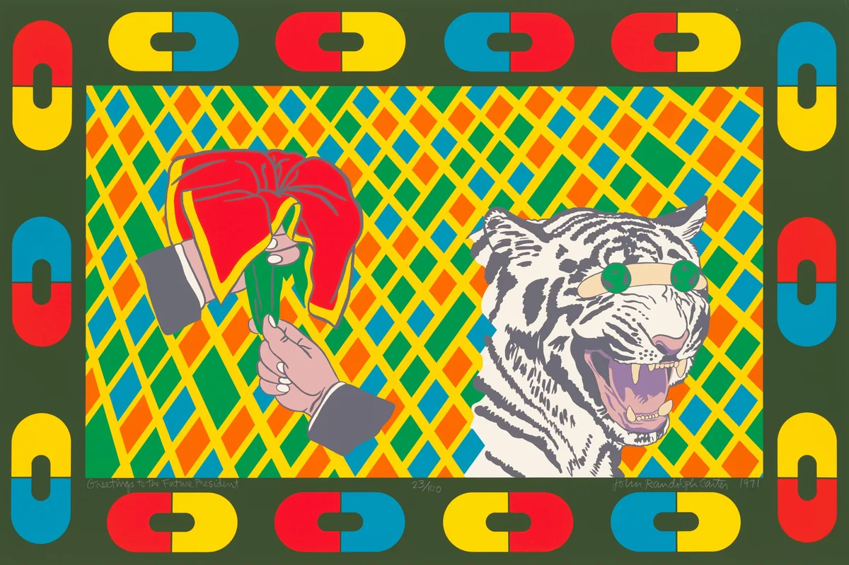 Greetings to the Future President by John Randolph Carter, portfolio, 1971