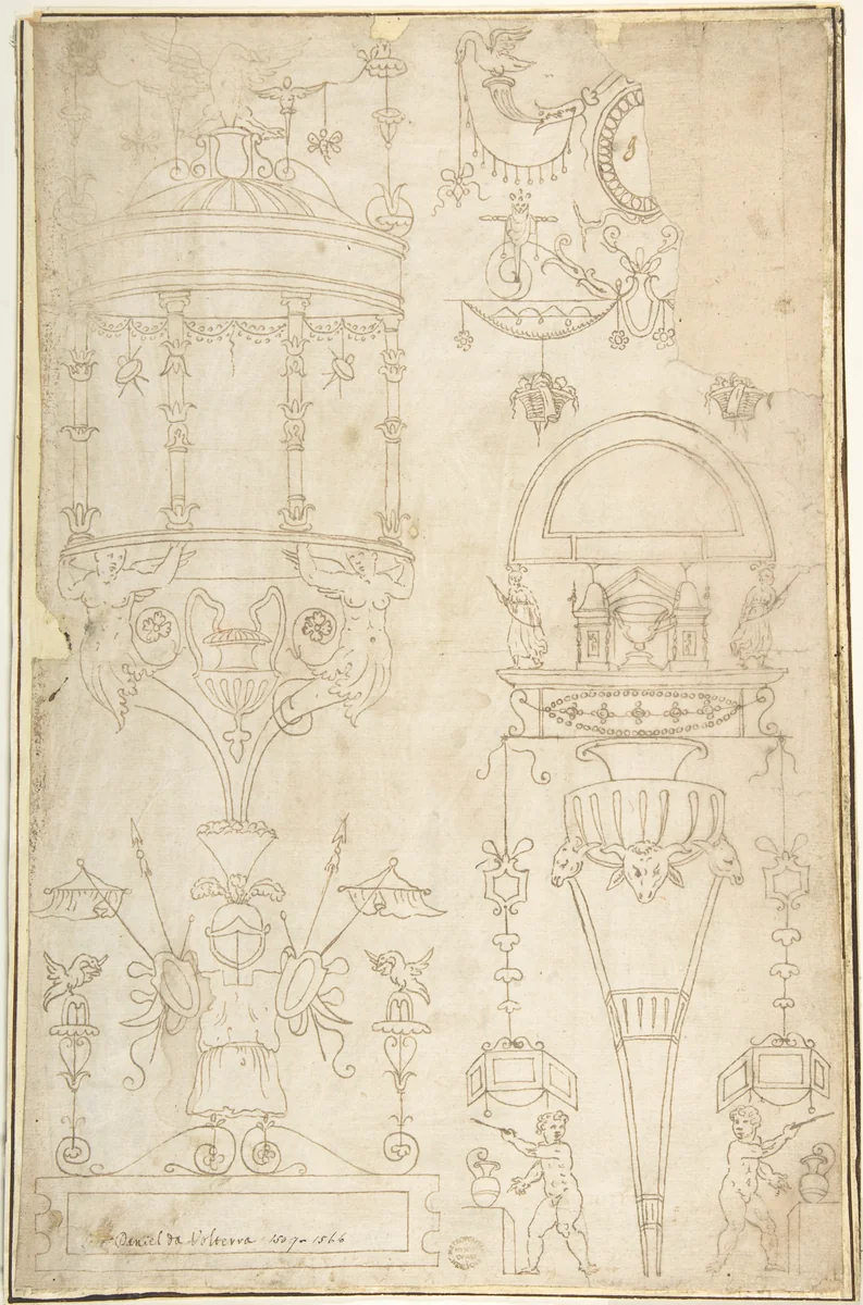 Wall Decoration by anonymous, drawing, 1500-1600