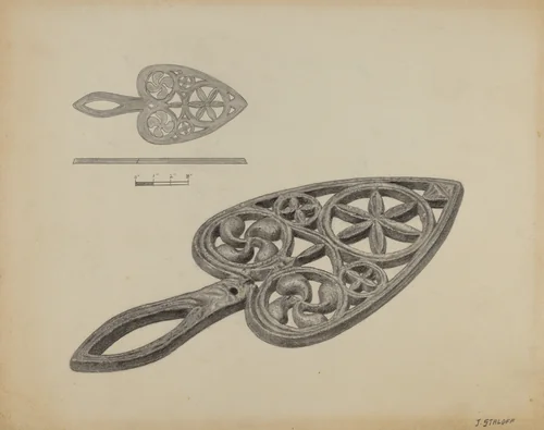 Flat Iron Holder by Jack Staloff, index of american design, 1937