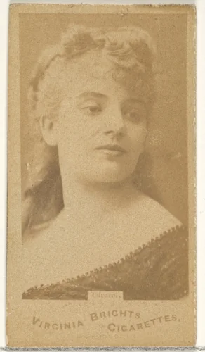 Caracol, from the Actors and Actresses series (N45, Type 1) for Virginia Brights Cigarettes by Allen & Ginter, photograph, 1885-1891