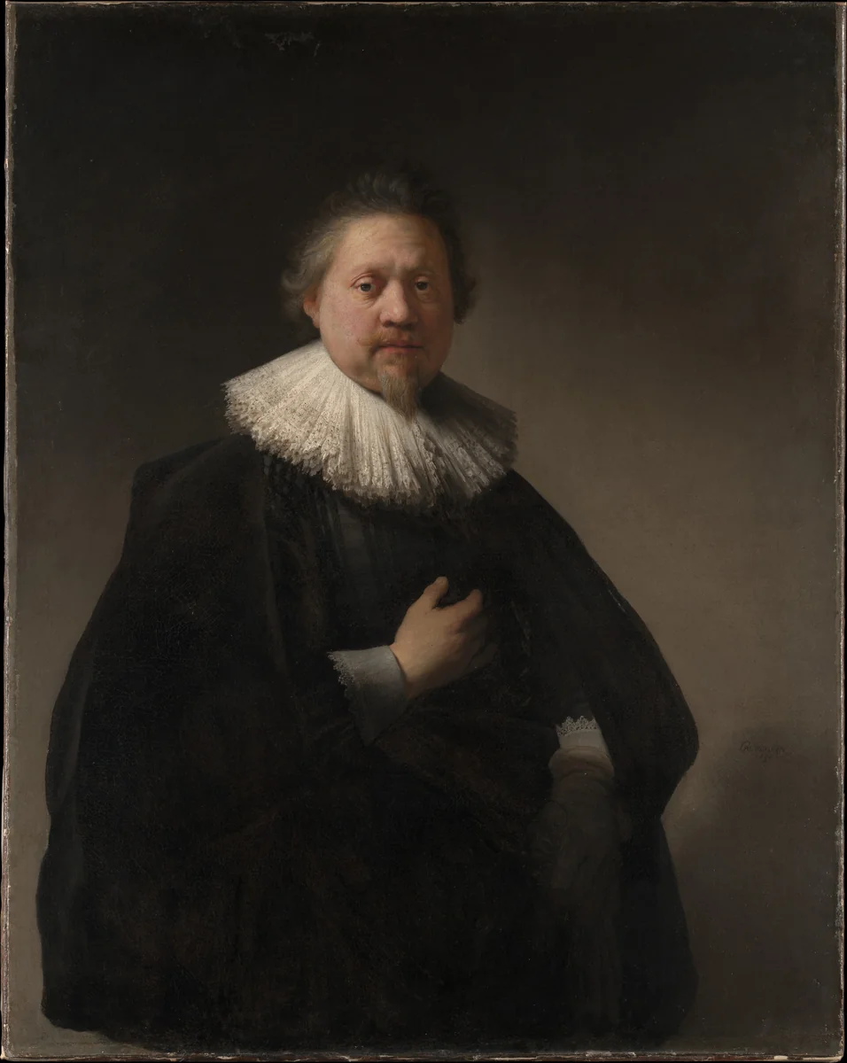 Portrait of a Man, probably a Member of the Van Beresteyn Family by Rembrandt van Rijn, painting, 1632