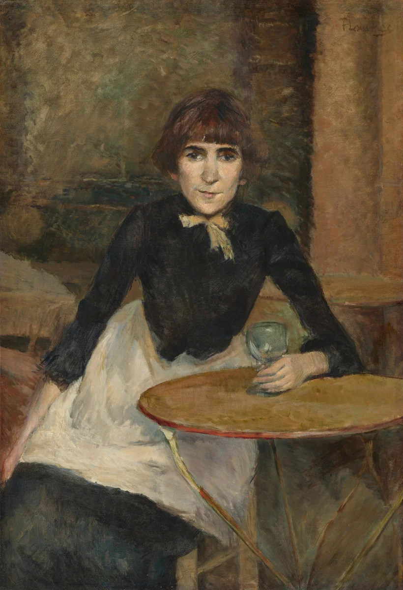 A la Bastille (Jeanne Wenz) by Henri de Toulouse-Lautrec, painting, 1888