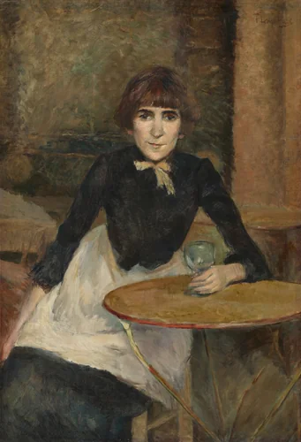 A la Bastille (Jeanne Wenz) by Henri de Toulouse-Lautrec, painting, 1888