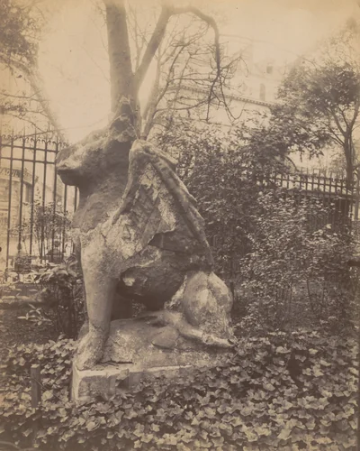 Jardin de Cluny by Eugène Atget, photograph, 1911