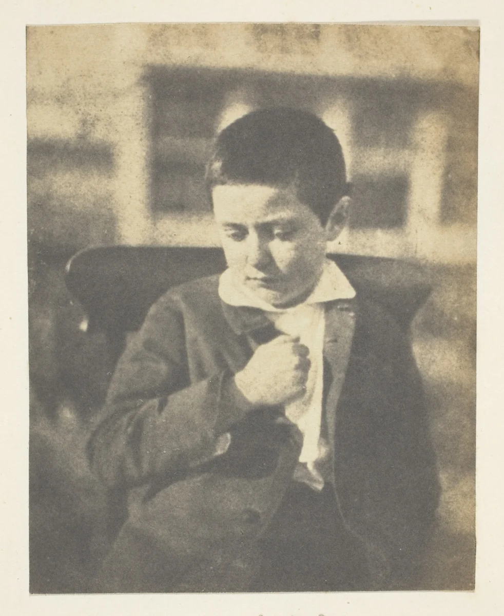 Son of General Flo, Isle of Jersey (Le fils du général Flô) by Charles Hugo, photograph, 1847-1858