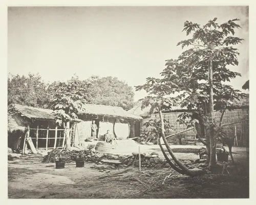 A Pepohoan Dwelling by John Thomson, photograph, 1863-1873