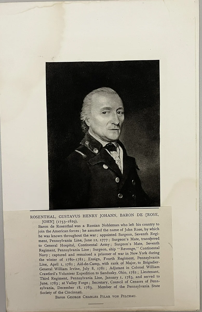 Baron de Gustavus Henry Johann Rosenthal by Artist Unknown, other, 1800-1899