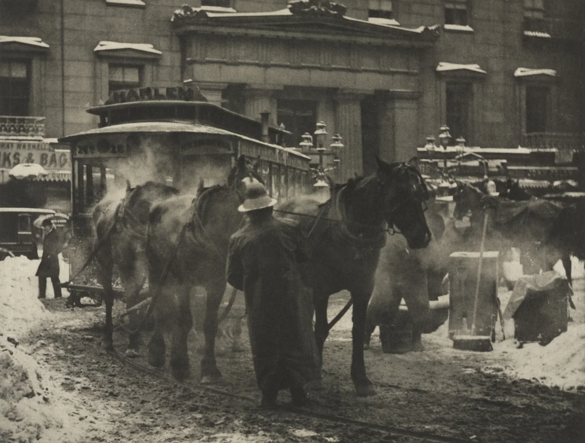 The Terminal by Alfred Stieglitz, photograph, 1893