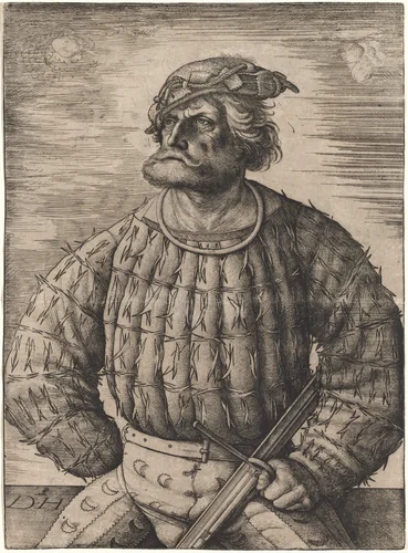 Kunz von der Rosen by Daniel Hopfer, print, 1513-1523
