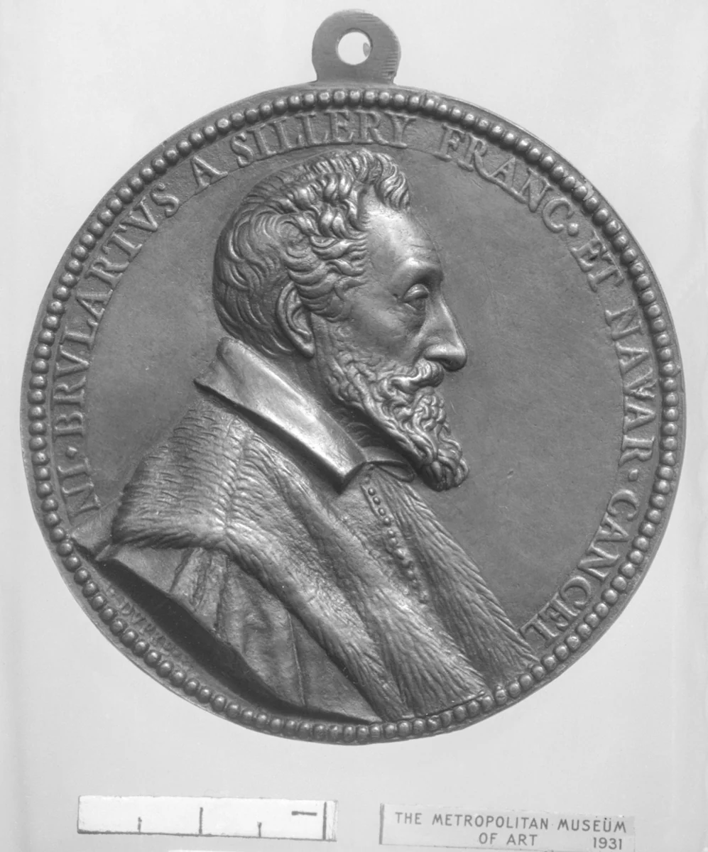 Nicolas Brulart de Sillery, Chancellor of France (1544?–1624, Chancellor of France 1607) by Guillaume Dupré, metalwork, 1613