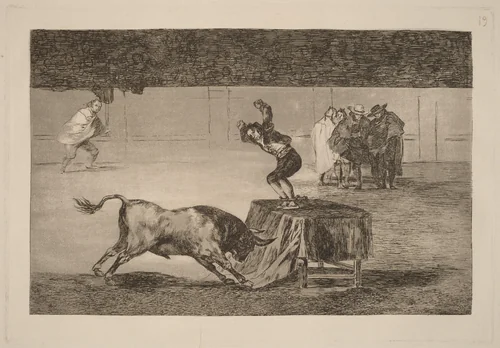 Otra locura suya en la misma plaza (Another Madness of His in the Same Ring) by Francisco Goya, portfolio, 1816