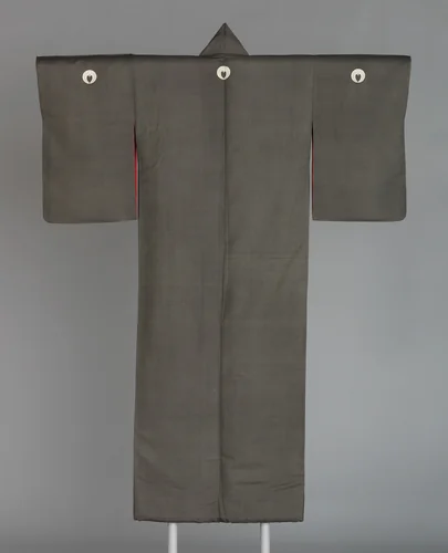 Kuro Tomesode by Japan, textile, 1870-1890