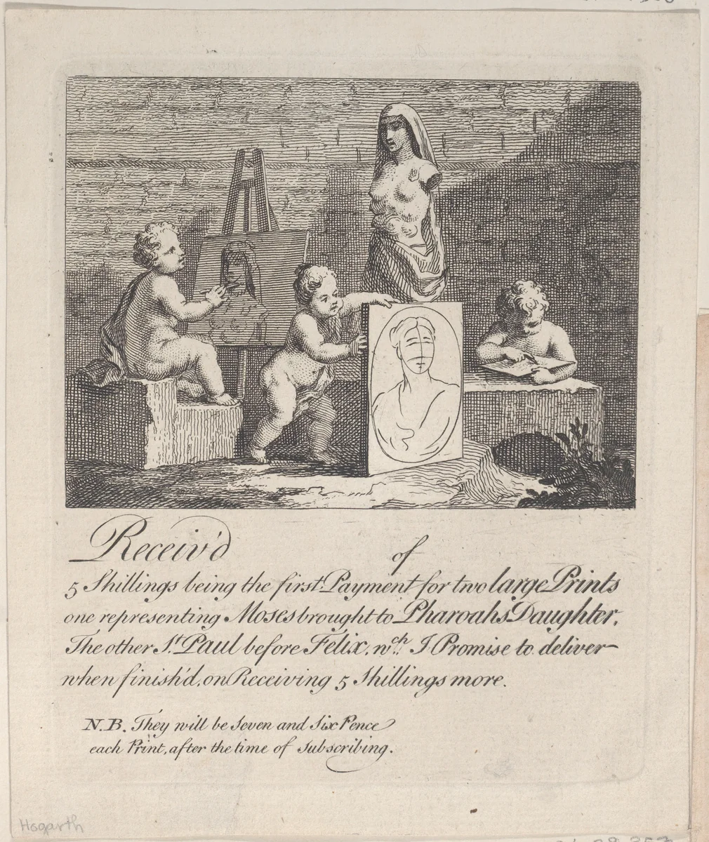 Boys Peeping at Nature by William Hogarth, print, 1700-1800