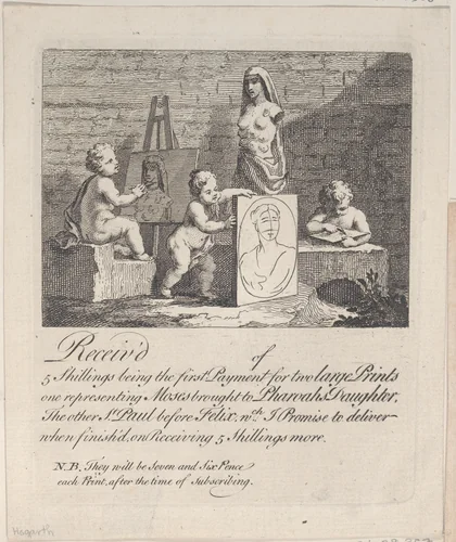 Boys Peeping at Nature by William Hogarth, print, 1700-1800