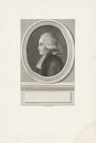Portret van Stephanus Johannes van Geuns, versie B by Reinier Vinkeles, print, 1786-1809