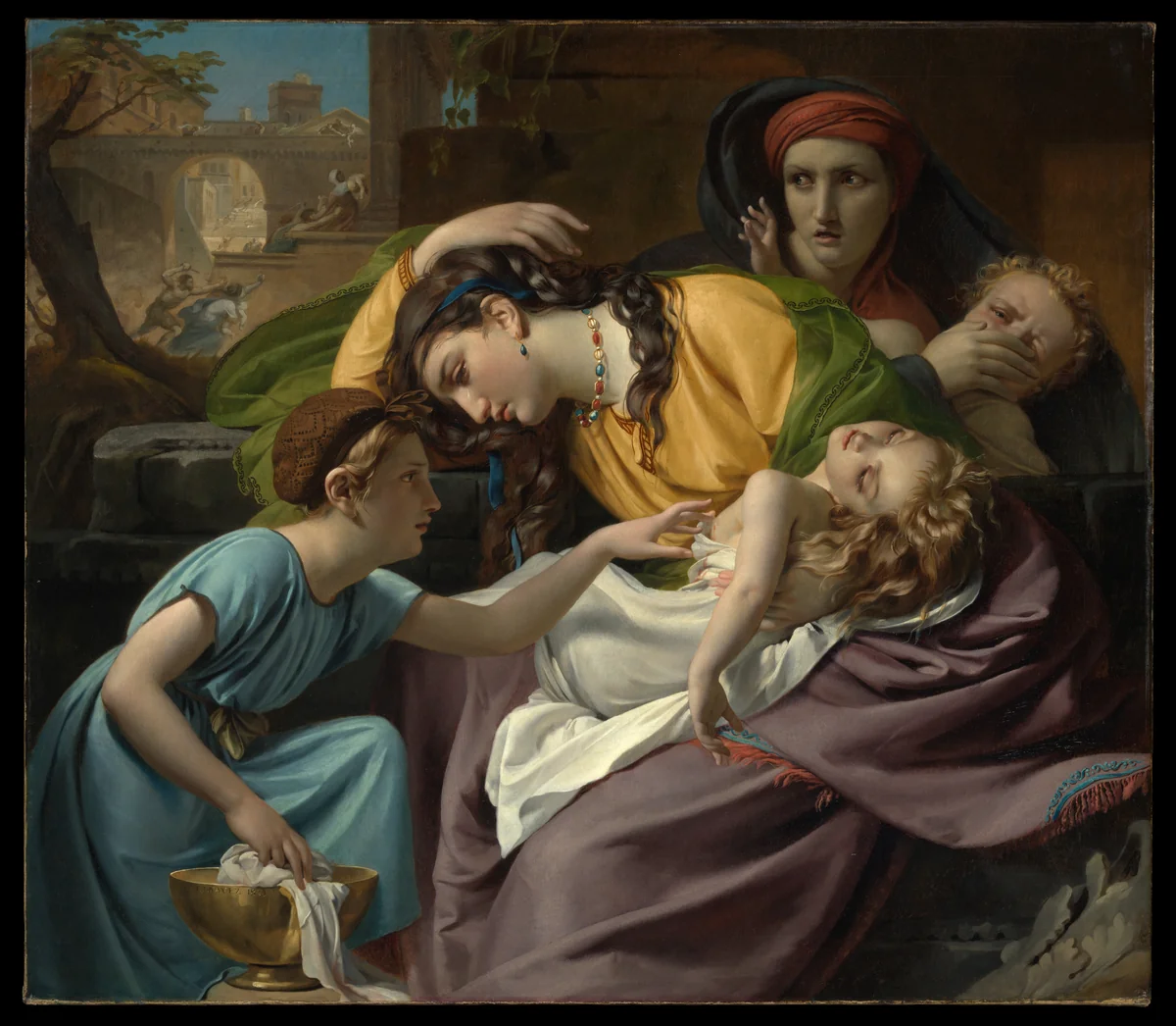 The Massacre of the Innocents by François Joseph Navez, painting, 1824