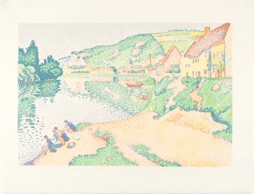 The Andelys by Paul Signac, print, 1895
