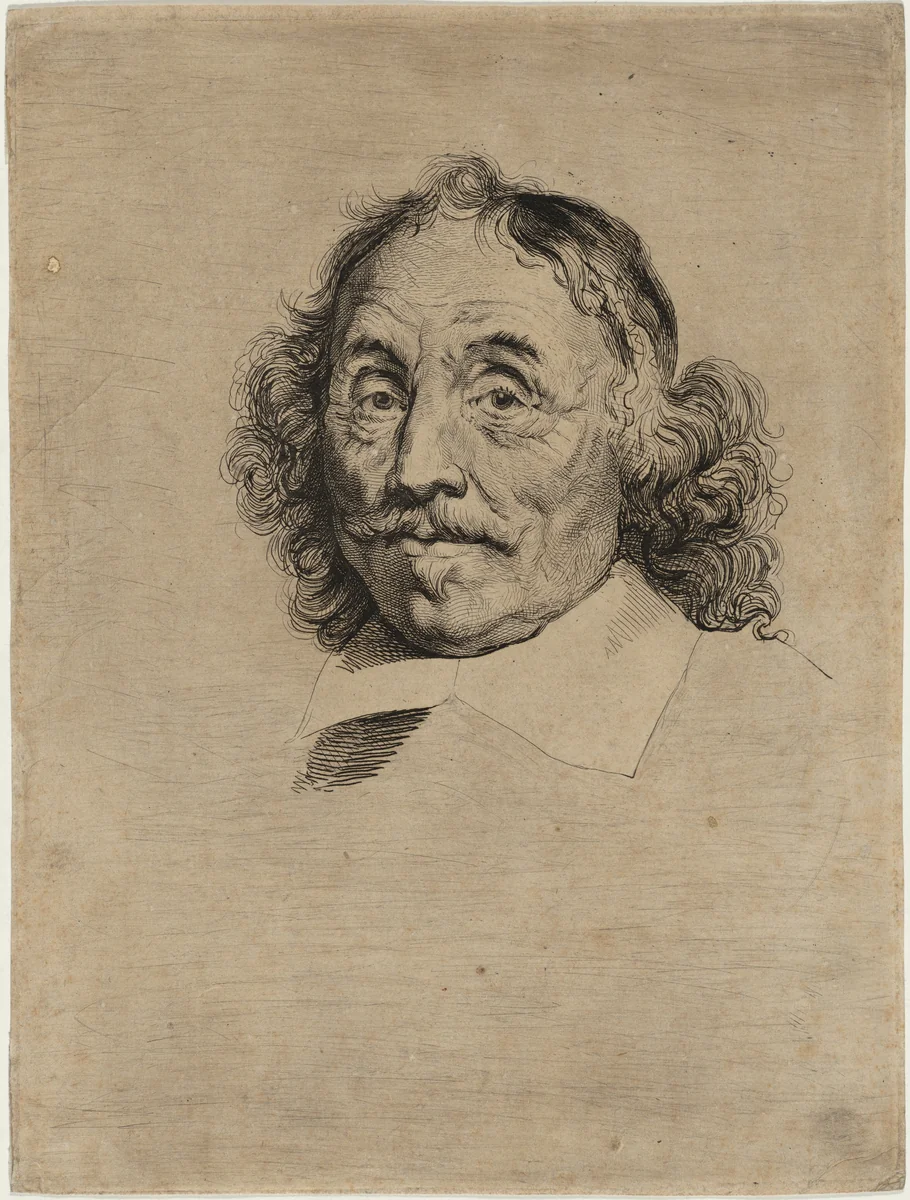 Martin Harpertzoon Tromp by Jan Lievens, print, 1607-1674