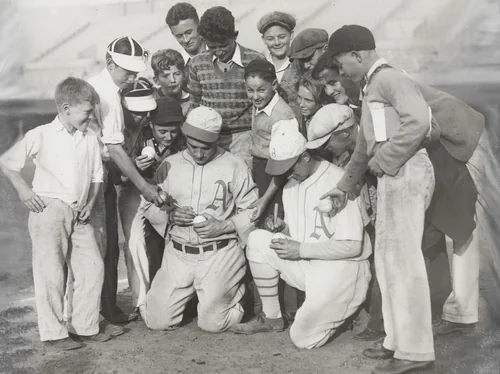 "Heroes of the World Series" by Times Wide World Photos, photograph, 1929