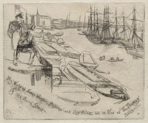 The Little Pool by James McNeill Whistler, print, 1861