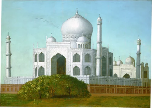 The Taj Mahal by Erastus Salisbury Field, painting, 1860-1880