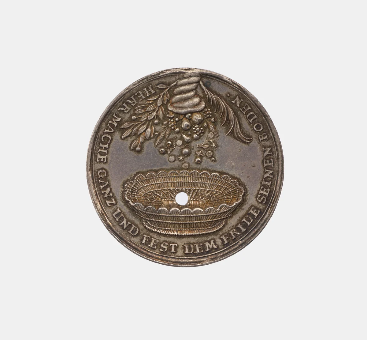 Peace of Rijswijk by Christian Wermuth, metalwork, 1692-1702