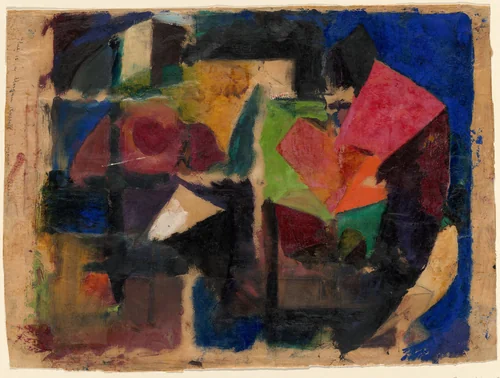 Study in Transparency by Morgan Russell, drawing, 1922