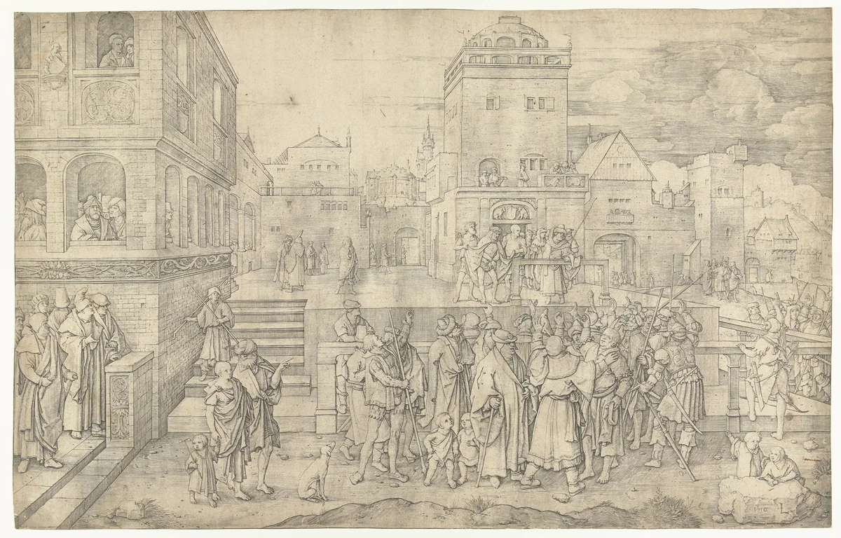 De grote Ecce Homo by Unknown, print, 1510