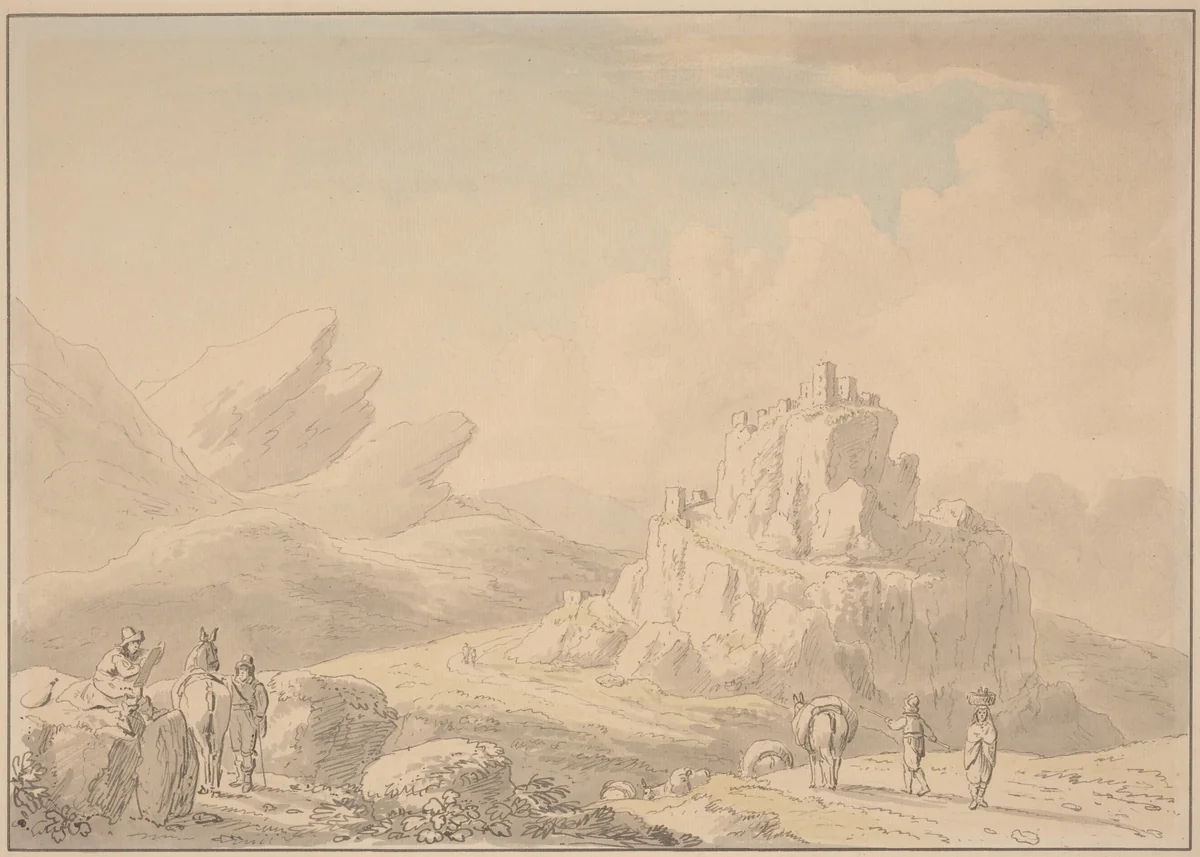 Zahara by Anthony Devis, drawing, 1729-1817