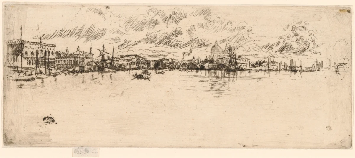 Long Venice by James McNeill Whistler, print, 1879-1880