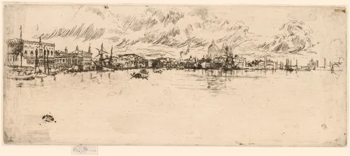 Long Venice by James McNeill Whistler, print, 1879-1880