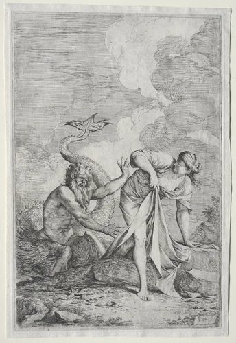 Glaucus and Scylla by Salvator Rosa, print, 1656-1666