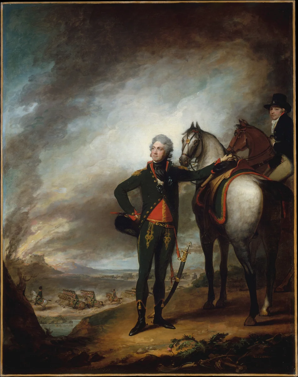 Louis-Marie, Vicomte de Noailles by Gilbert Stuart, artwork, 1798