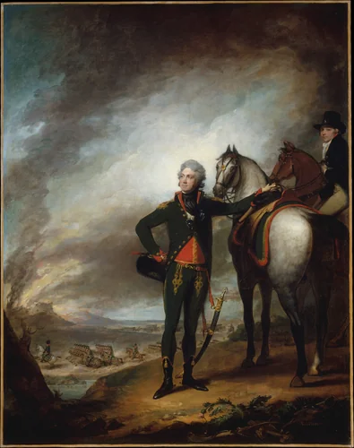 Louis-Marie, Vicomte de Noailles by Gilbert Stuart, artwork, 1798