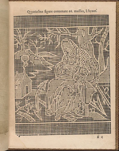 La Pratique de l'Aiguille, page 17 (recto) by Matthias Mignerak, book, 1605