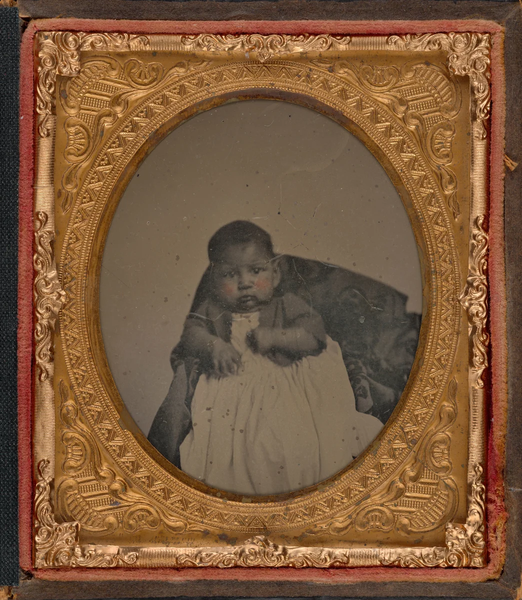 Portrait of a Baby by American 19th Century, photograph, 1855-1865