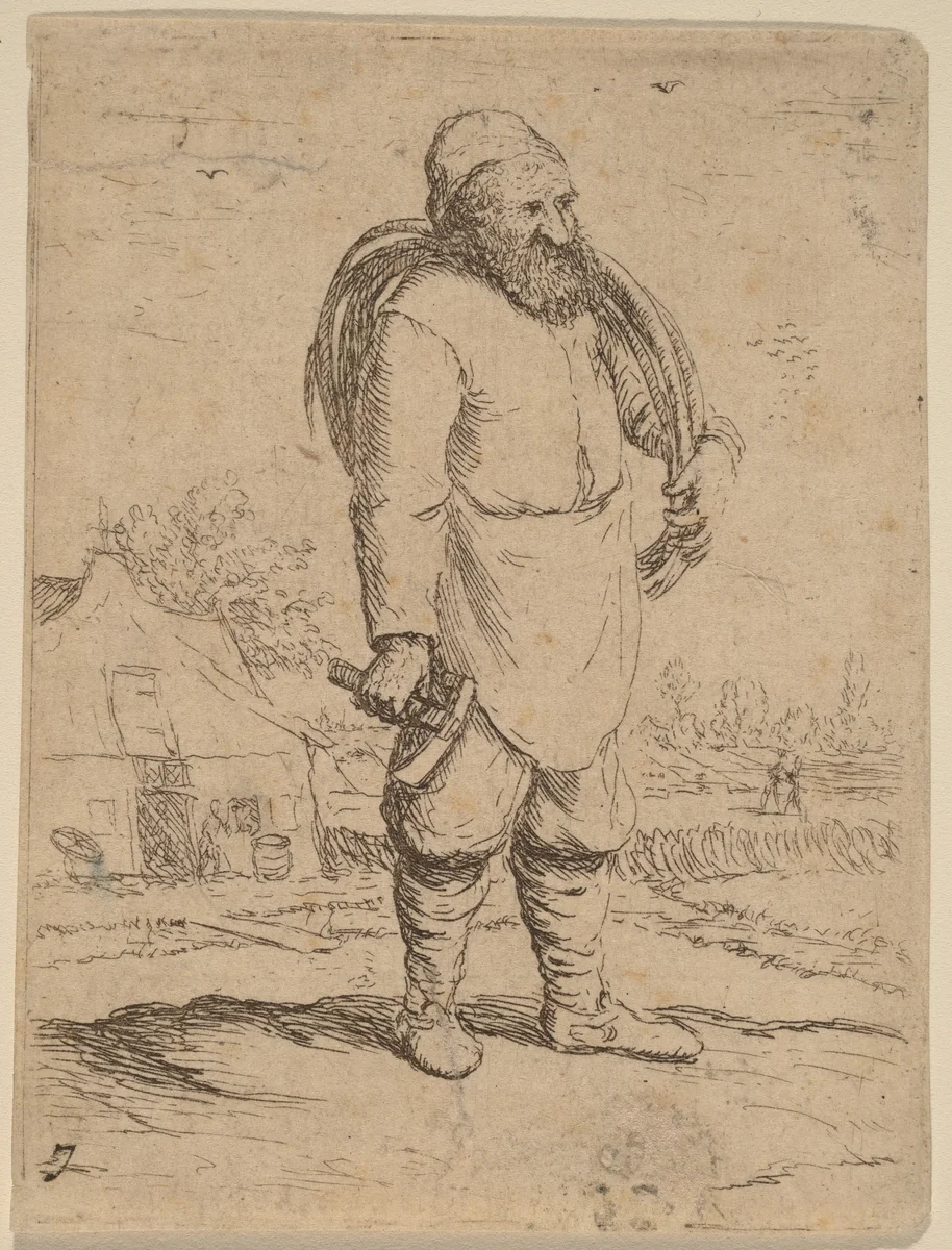 A Cooper by Willem Basse, print, 1630-1660