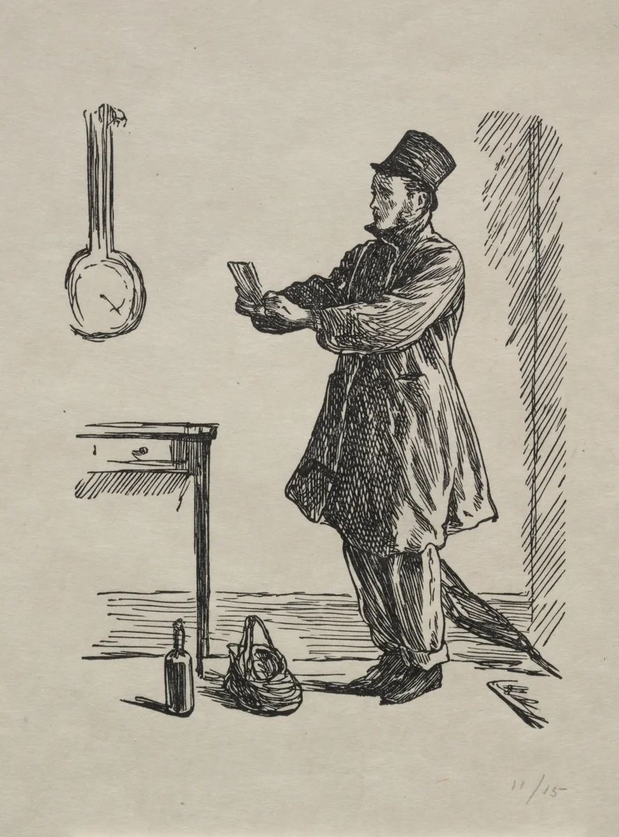 The Other Mrs. Johnson by George Du Maurier, print, 1865