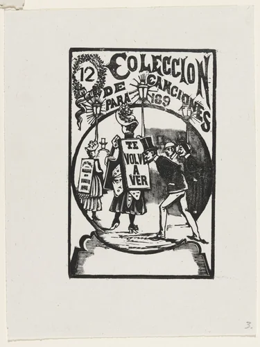 I Saw You Again (Te Volve a Ver) from 25 Prints of José Guadalupe Posada by José Guadalupe Posada, print, 1942