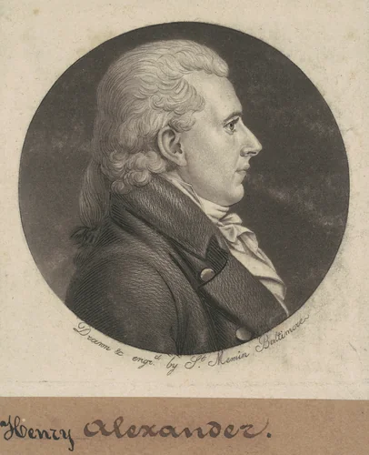 Henry Alexander by Charles B. J. Févret de Saint-Mémin, print, 1803-1806