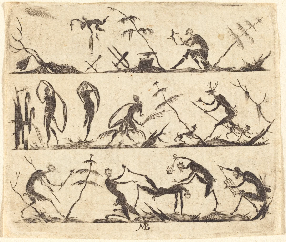 Ornament by Mathias Beutler, print, 1562-1642