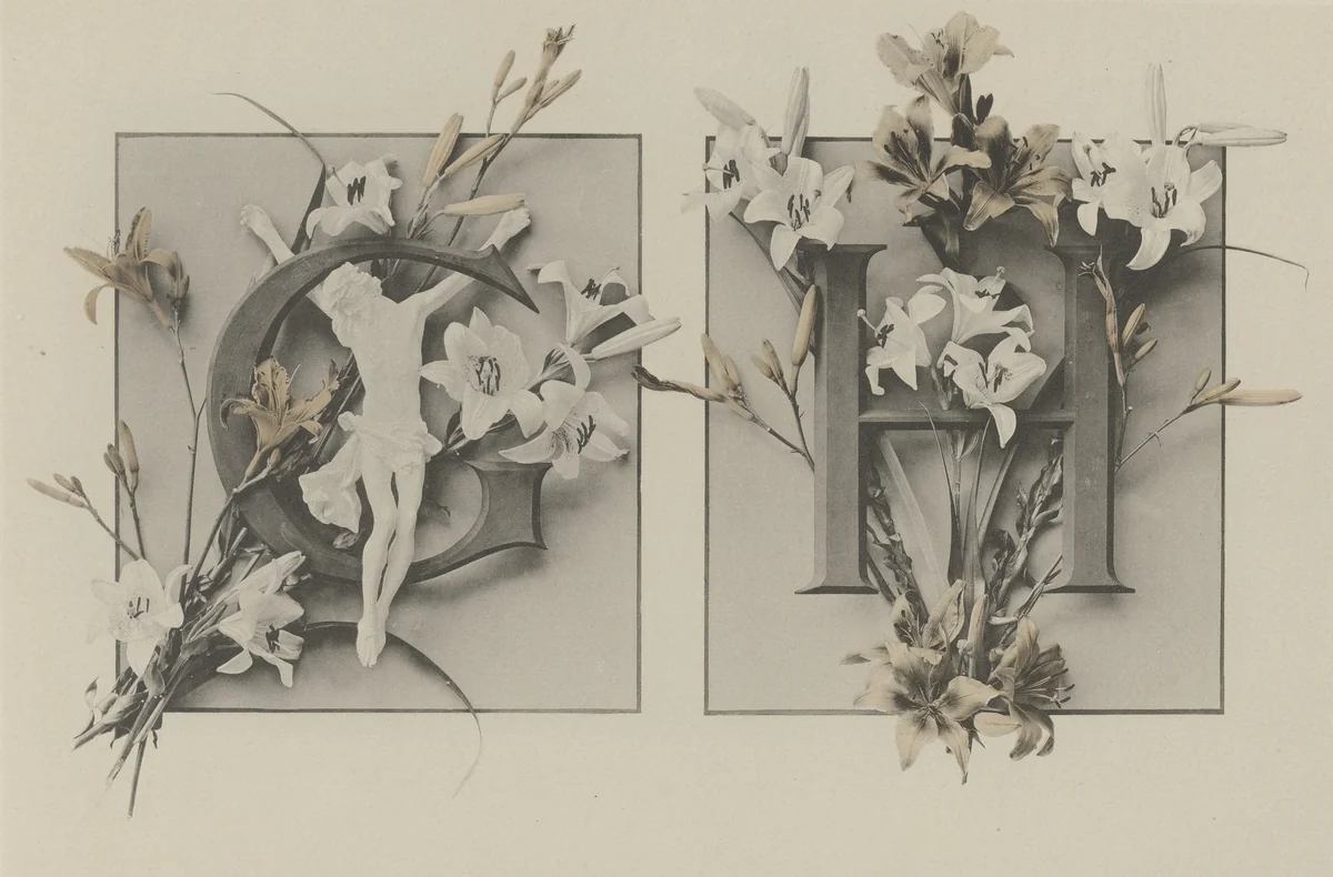 Page from Festons und Dekorative Gruppen by Unidentified Photographer, photograph, 1893