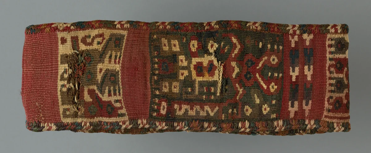 Headband by Provincial Wari, textile, 800-1100