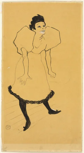 Study by Henri de Toulouse-Lautrec, drawing, 1895
